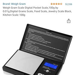 Weigh Gram Scale Digital Pocket Scale,100g by 0.01G,Digital Grams Scale