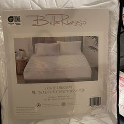 Bella Russo Plush queen mattress pad