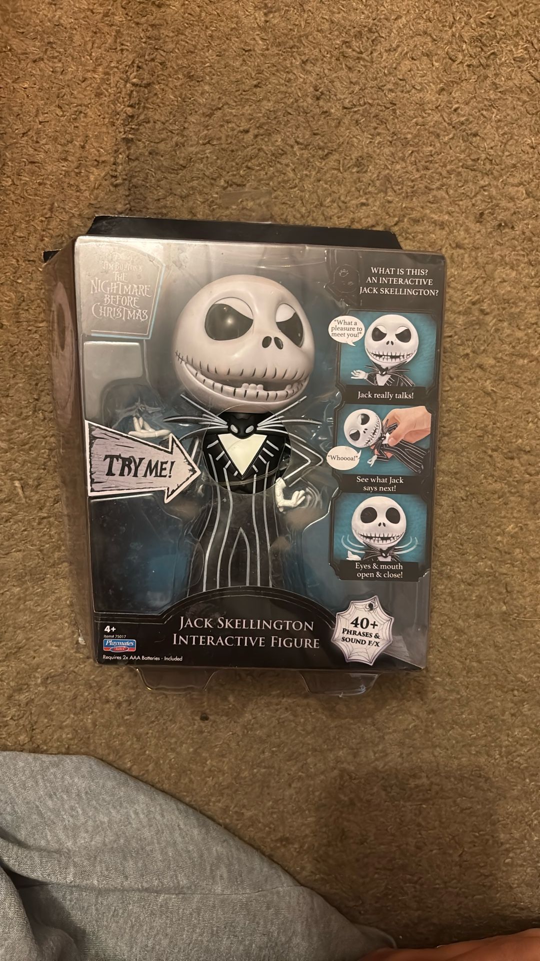 Nightmare before Christmas, Jack Skellington interactive figure