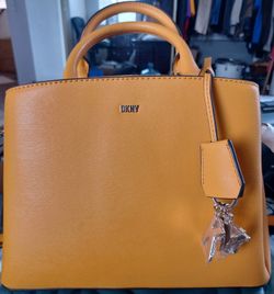 DKNY MD SATCHEL Orange/yellow