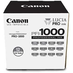 12 Canon LUCIA PRO ink 80 ML each