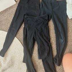 Black Leggings For Girls Size 10