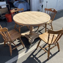 Iron And Wood Bar Set 