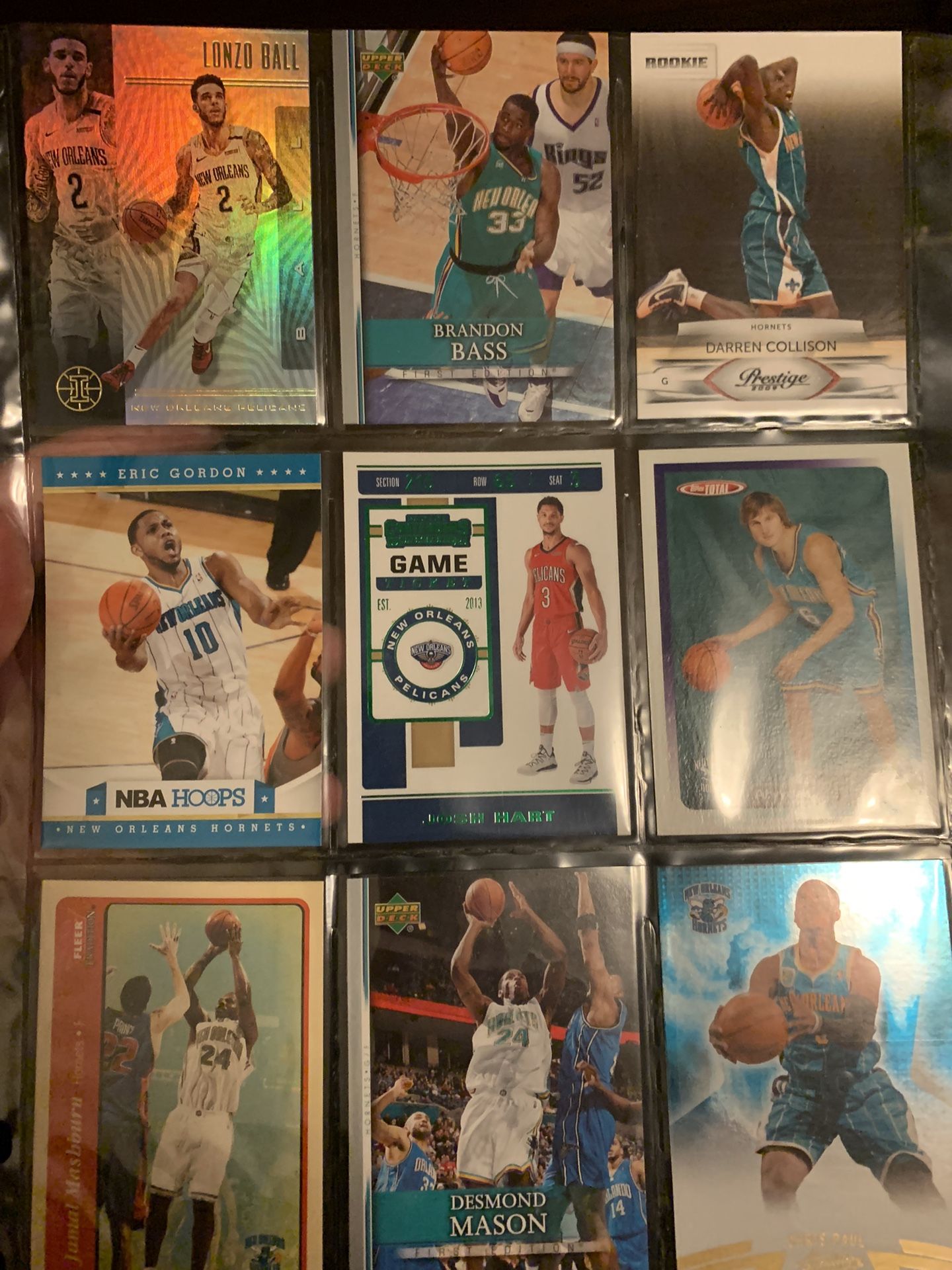 New Orleans Hornets/Pelicans Cards