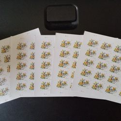 6 SHEETS OF LOVE STAMPS =120 STAMPS