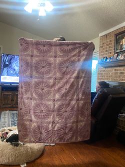 Vintage handmade small blanket