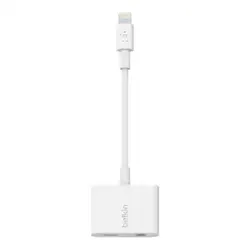 Belkin - RockStar Lightning to 3.5mm Audio Cable + Audio Charger