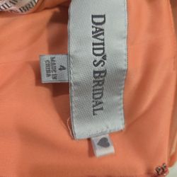 Peach Bridesmaid Dress