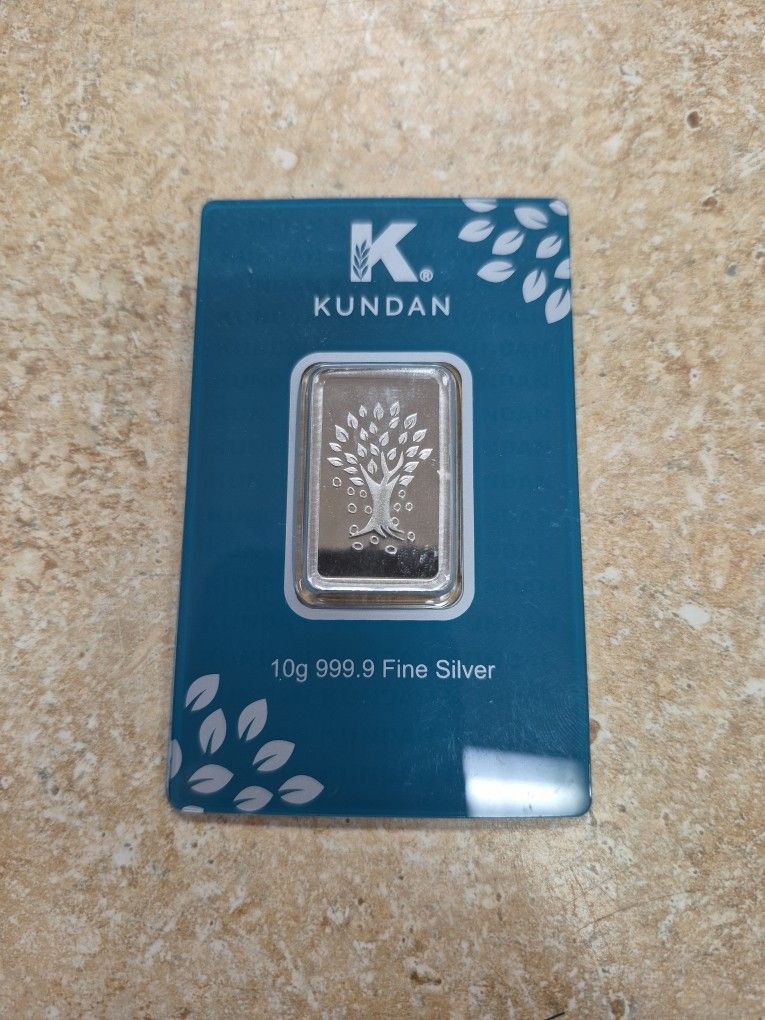 Kundun Tree Of Life 10 Grams .999 Fine Silver Bar