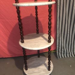 3 Tiered Marble Table 