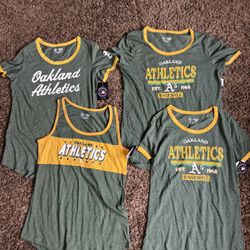 Oakland A's women's T-shirts and tanks size large medium and extra small $20 each