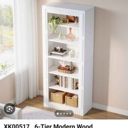 Jw0419. 55 inches Console Table with Geometric Base, Farmhouse Hallway Table, Wooden Entryway Sofa Table, Unique Long Accent Table for Decoration