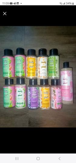 Clearance Bundle  of 11 Sulphate Free Love Beauty and Planet Shampoo Conditioner Bodywash Value $140