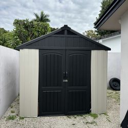 Plastic Storage Shed with Floor