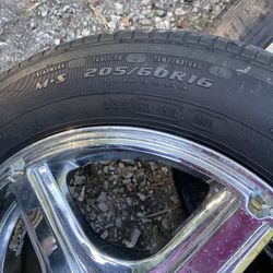 American Racing 16” Chrome Wheels