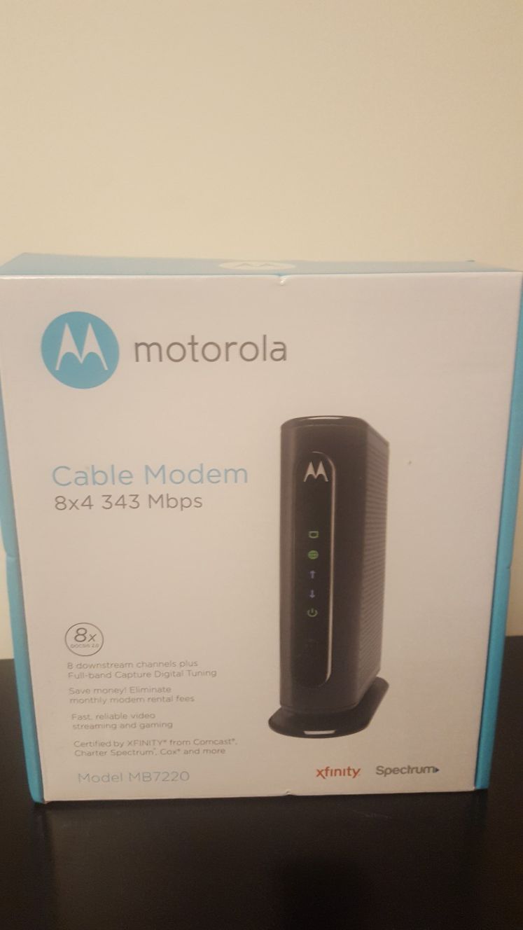 Brand New Motorola Cable Modem