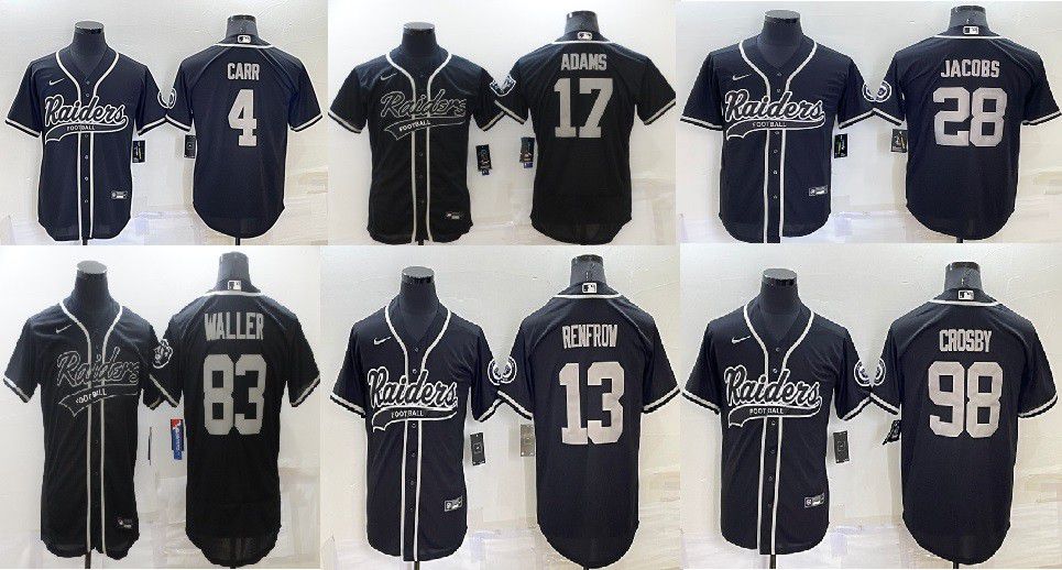 RAIDERS JERSEY BASEBALL PRE-ORDERS WITH DOWN