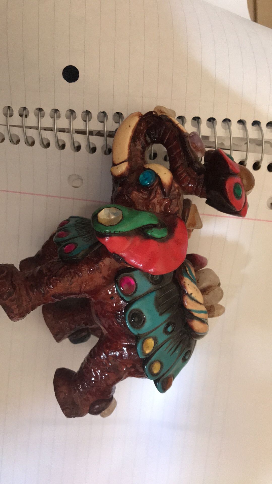 Mayan Aztec Obsidian Elephant Mexican Art Good Luck