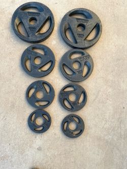 Cap 85lb Olympic weight plate set 25-2.5