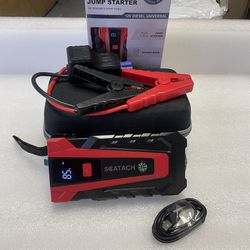 Jump Starter 3000 Amp - 12v Power Bank - Flashlight- Compass- Car Jumper