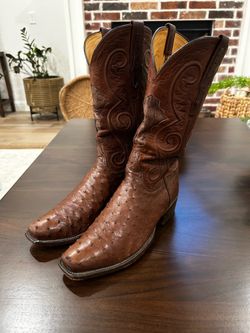 Lucchese Randall Full Quill Ostrich boots
