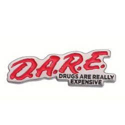 New DARE rave Pin Brooch Festival Burning Man 