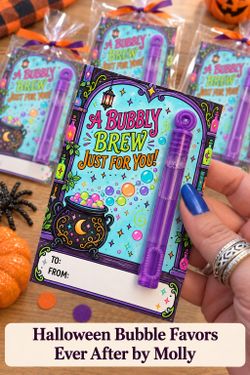 Halloween Bubble Favors