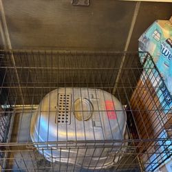 Cat Litter Box And Dog Cage