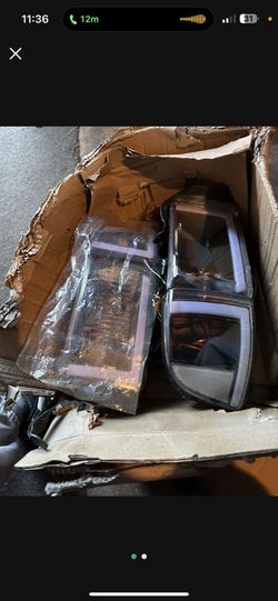 94-01 Dodge Ram Black Housing / Clear 4PCs LED DRL Replacement pair Headlights Calaveras De Enfrente Farros 