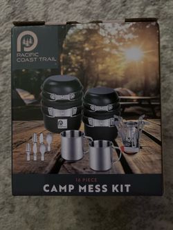Pacific Coast Trail 16 Piece Camp Mess Kit