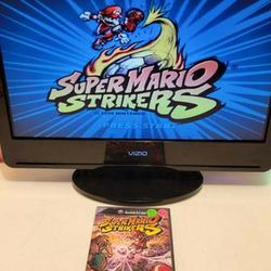 Nintendo GameCube Super Mario Strikers Video Game Wii Only
