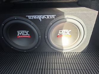 MTX Terminator Double 12" Subwoofer Enclosure TNE212D Universal Fit 12"