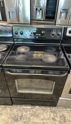 Affordable GE Black Electric Range