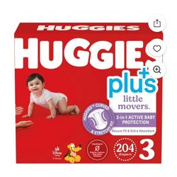 Huggies Plus Size 5 204 Count