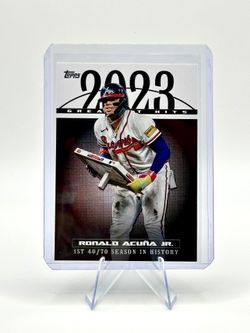 Ronald Acuña Jr. 2024 Topps Series 1 - 2023 Greatest Hits #23GH-5 Atlanta Braves
