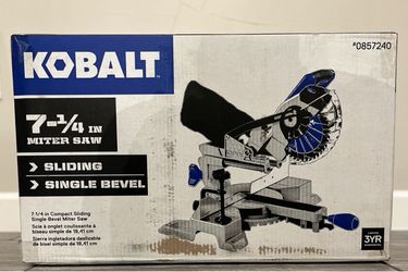 Kobalt 7-1/4 in Sliding Miter Saw
