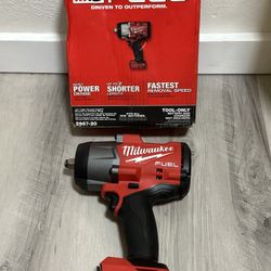 Milwaukee M18 FUEL 18V Lithium-Ion Brushless Cordless 1/2 in. Impact Wrench with Friction Ring (Tool-Only)