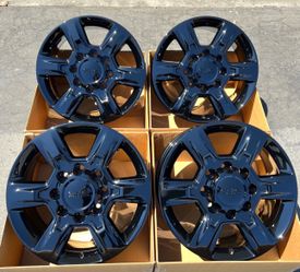 20” GMC Sierra 2500HD OEM Wheels Gloss Black