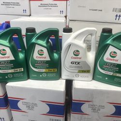 Castrol GTX 5W20 5W30 10W30 10W40 Motor Oil 