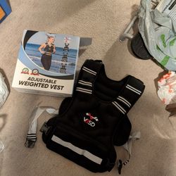 Brand New Adjustable Weighted Vest 11-20 lbs