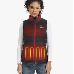 Women’s Heated Vest 12V | Electric Fleece Vest | Size Large