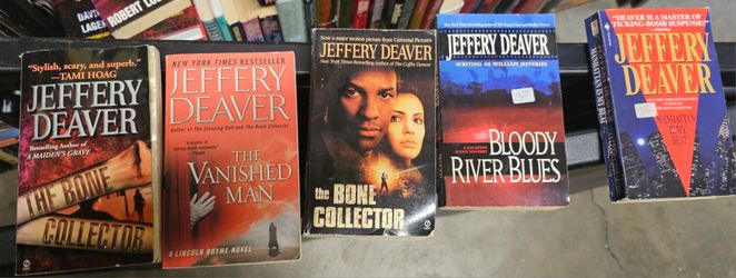 Jeffrey Deaver Books - $1.00/ea