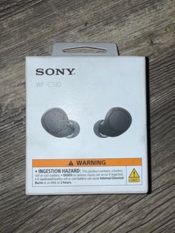 New Sealed Sony WFC510/B True Wireless Bluetooth In-Ear Headphones