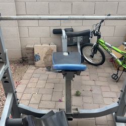 Weight bench set