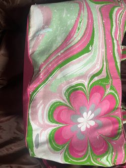 Flourish Print Canvas Tote Bag