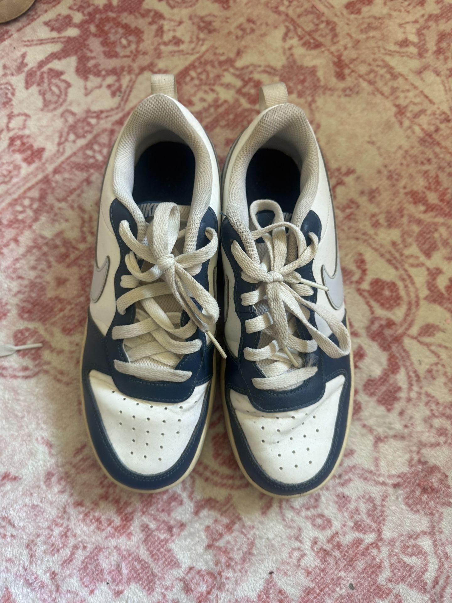 Blue & White Nikes