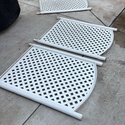 Free White Enclo Privacy Fence Panels (3 total)