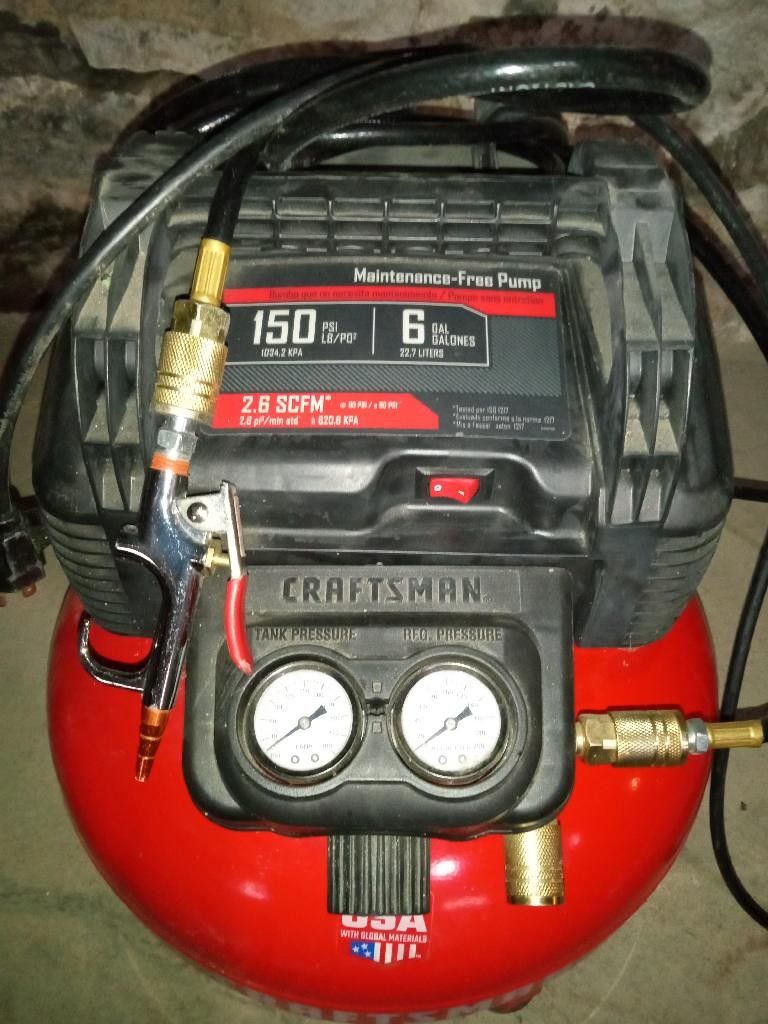 Craftsman 150 Psi 6g Air Compressor