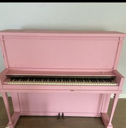 Vintage Pink Piano