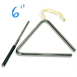 6” Triangle w/ Beater & Rope